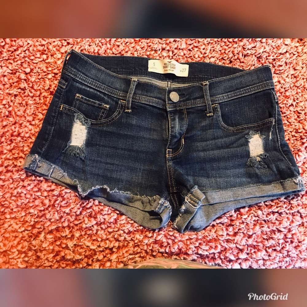 Hollister jean shorts